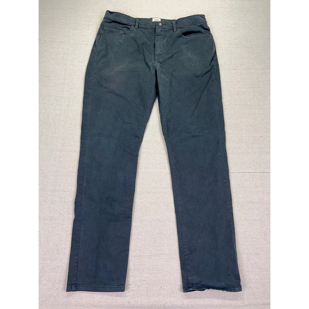 Flint and Tinder 365 Men's 34 Pant Slim Fit Slate Blue Grey Stretch‎ Chino